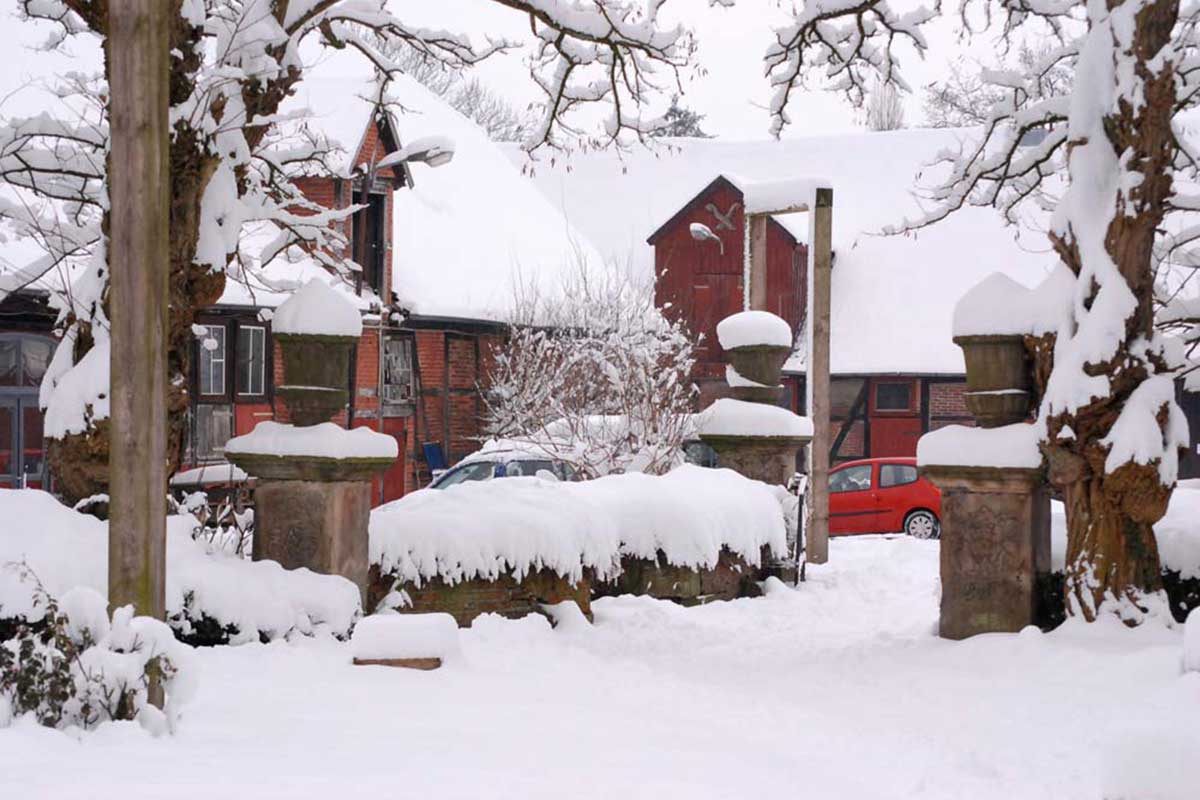 Fachwerkromantik im Schnee